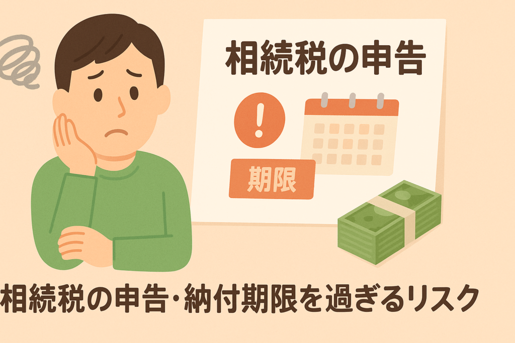相続税の申告・納付期限を過ぎるリスク